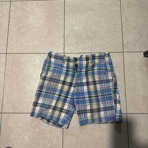 Abercrombie Outfitters Blue Plaid Board Shorts Men's 32